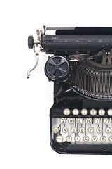 schreibmaschine auf boden
