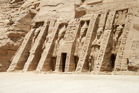 The Temple of Hathor and Nefertari, Abu Simbel, Egypt