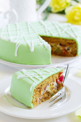 Sicilian Cassata-birthday cake.