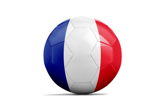 Soccer balls with teams flags, Brazil 2014. Group E, French