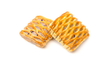 Taro Pie isolated