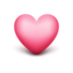 3D Heart. Vector illustration