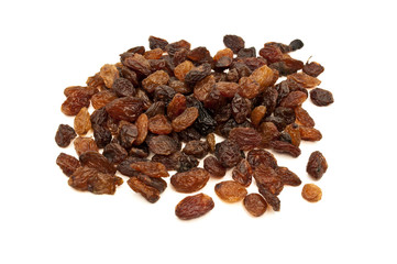raisins isolated on white background
