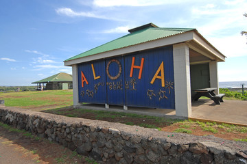 Aloha welcome sign, Hawaii - 63748703