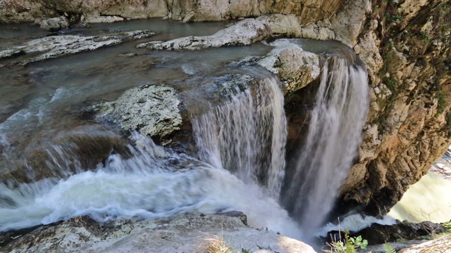 Russia, Krasnodar region, Khosta district, Agursky waterfalls