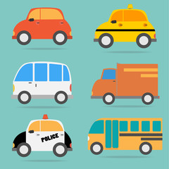Vector of Car vehicle set