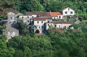 Fototapeta na wymiar Godinje Village, Montenegro
