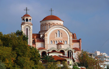 Fototapeta na wymiar Church of St. Ioannis Rossos, Thessaloniki, Greece