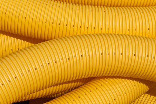 Drainageschlauch gelb