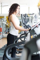 Fototapeta premium Woman at the gym