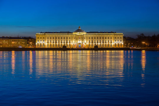 Building of Academy of Arts in Saint-Petersburg.