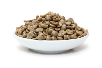 Green coffee beans