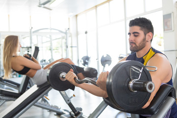 Man at the gym