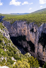 The Verdon Gorge in south-eastern France