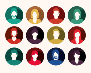 Fototapeta premium Social network design