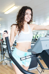 Fototapeta premium Woman at the gym