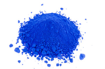 Blue pigments - obrazy, fototapety, plakaty