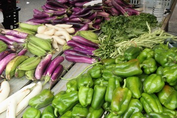Étal de légumes