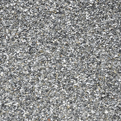 Crushed gravel with asphalt