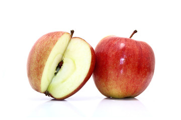 red apple isolated