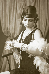 retro flapper style