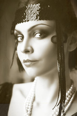 retro flapper style