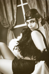 retro flapper style