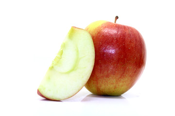 Apple on with Background isolated