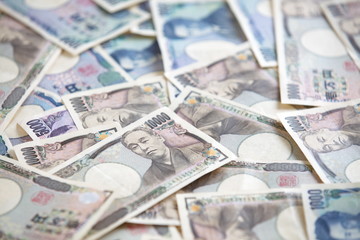 Japanese currency bank notes