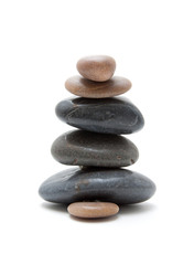 Fototapeta na wymiar Stones in balanced pile