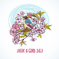 Good day wishing card