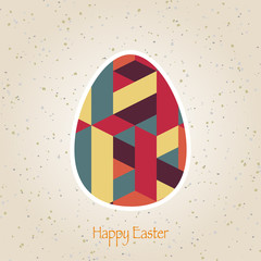 easter eggs retro pattern