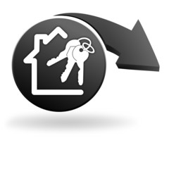maison à vendre sur symbole noir