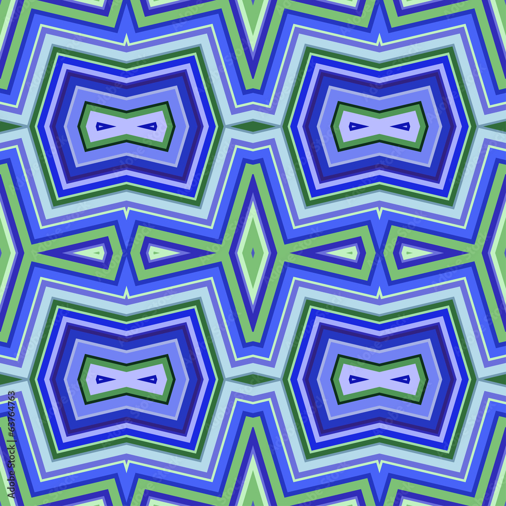 Aufkleber Seamless Colorful Retro Pattern Background