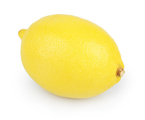 Lemon isolated on white