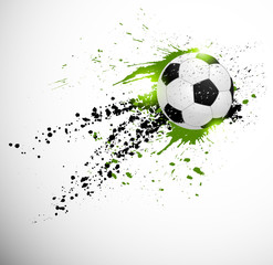 Obraz premium Projekt piłki nożnej