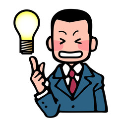 男子生徒の閃き