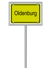 Oldenburg - Ortsschild