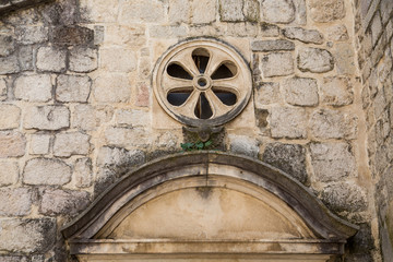 Details in Old Church Wall