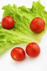 tomatoes and lettuce
