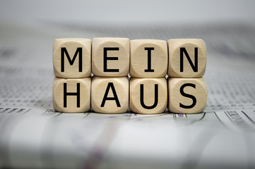 W&uuml;rfel mit Mein Haus