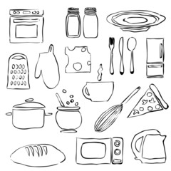 doodle kitchen images
