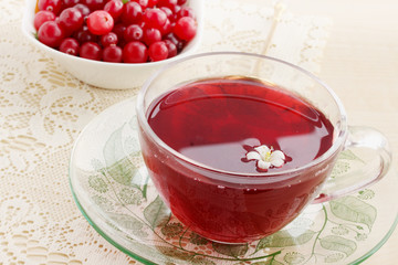 Fresh  drink cranberry