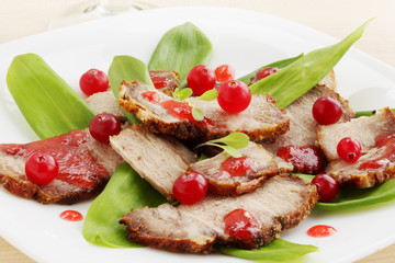 Salad with meat
