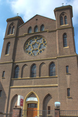 Fototapeta na wymiar Klosterkirche am St. Vinzenz Hospital Köln Nippes (Mariensaal)