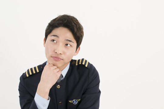 Asian Airline Pilot Thinking