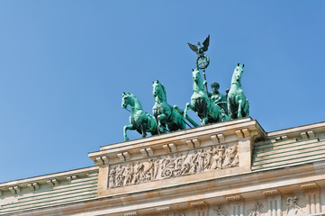 The Brandenburg Gate quadriga