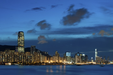 Naklejka na ściany i meble Victoria Harbor of Hong Kong