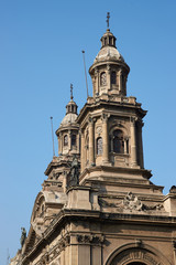 Fototapeta na wymiar Catedral Metropolitana w Santiago, Chile
