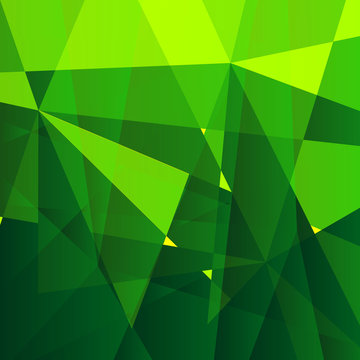 Green Polygon Background